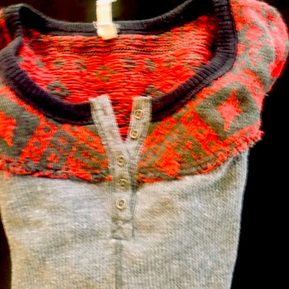 Free People Fair Isle Thermal Top - Picture 7 of 7